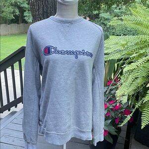 Champion Heather Gray Crewneck Sweatshirt